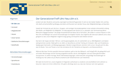 Desktop Screenshot of gt-ulm.de